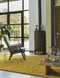 Brink en Campman - Cobble 29206 Vloerkleed - 170x240 - Rechthoek - Laagpolig,Structuur Tapijt - Modern - Geel