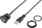 USB A inbouwbus 2.0 USB-19-BK TRU COMPONENTS 1 stuk(s)