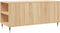 vidaXL - Salontafel - 102x44,5x50 - cm - bewerkt - hout - sonoma - eikenkleurig