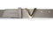 Valentino Divina - Kledingriem - PU met V-vormige gesp - Taupe - Maat S (100 cm)