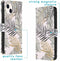 iMoshion Hoesje Geschikt voor iPhone 13 Hoesje Met Pasjeshouder - iMoshion Design Softcase Bookcase - Meerkleurig / Glamour Botanic