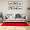 vidaXL - Vloerkleed - HUARTE - laagpolig - zacht - wasbaar - 80x150 - cm - rood