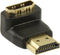 Nedis CVGB34901BK - HDMI adapter - 90° gehoekte connector - Zwart