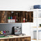 vidaXL - Garagewandkasten - 2 - st - Spaanplaat - gerookt - eikenhout
