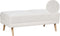 FLORLI - Voetenbankje - Wit - Bouclé