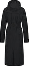 AGU Trench Coat Long - Regenjas Dames - Wind- en waterproof - Zwart - L
