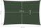 vidaXL - Zonnezeil - 160 - g/m² - 2,5x4,5 - m - HDPE - donkergroen