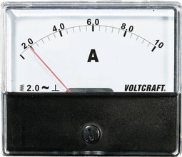 VOLTCRAFT AM-70X60/10A Inbouwmeter AM-70X60/10 A 10 A Weekijzer