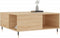 vidaXL - Salontafel - 80x80x36,5 - cm - bewerkt - hout - sonoma - eikenkleurig