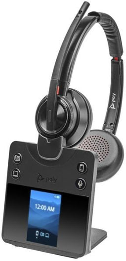 Poly Savi 8420 - Draadloze headset - Actieve noise-cancelling - Zwart
