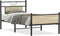 vidaXL - Bedframe - zonder - matras - hout - sonoma - eikenkleurig - 75x190 - cm
