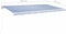 vidaXL - Luifel - automatisch - uittrekbaar - 600x350 - cm - blauw - en - wit