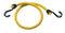 MasterLock 2 Snelbinders - 100 cm - Elastisch met haken - Geel