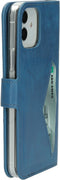 Mobiparts Classic Wallet Case - Flip cover - Ruimte voor pasjes - Steel Blue (iPhone 12, iPhone 12 Pro)
