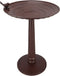 Esschert Design Vogelbad op voet - XXL - Hout - Bruin - Ø 55 cm