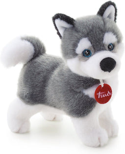 Trudi Knuffel Hond Huskey 24 Cm Grijs/wit