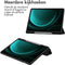 imoshion Tablet Hoes - Geschikt voor Samsung Galaxy Tab S9 11.0 inch Plus / Galaxy Tab S9 11.0 inch FE Plus / Galaxy Tab S10 Plus - Trifold Hardcase Bookcase - Zwart