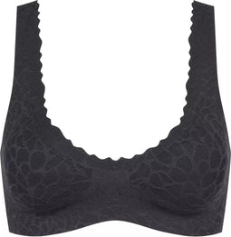 sloggi Zero Feel Lace 2.0 - Bralette Dames - Licht voorgevormde cups - Zwart