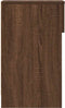 vidaXL - Nachtkastjes - 2 - st - met - lade - 20x36x60 - cm - bruin - eikenkleurig