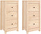 vidaXL - Dressoirs - 2 - st - 40x35x80 - cm - massief - grenenhout