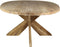 HSM Collection Ovale eettafel met kruispoot - 220x110 cm - blank - teak