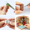 Robotime modelbouw Miniatuur bouwpakket Sam's Study hout/papier/kunststof - 190mm hoog x 225mm breed x 185mm diep - met lampje