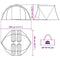 vidaXL - Vistent - 4-persoons - waterdicht - bruin
