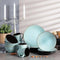 Bloominggoods® Luxe Serviesset - 16 Delig - Bohemian Design - Groen (4 persoons)