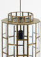 Light & Living Hanglamp SØSTRENE - Antiek-Brons + Glas