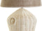 DKD Home Decor - Bureaulamp - 50 W E27 - Wit Bruin 42 x 42 x 70 cm