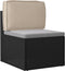 vidaXL - Ligbedkussen - voor - Rugsteun - Taupe - 60x40x12 - cm - Oxford - Stof
