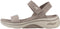 Skechers Go Walk Arch Fit 2.0 Zandal - Dames Sandalen met Hak - Taupe