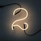 Seletti Neon Art - Wandlamp - Neon cijfer 2 - Wit