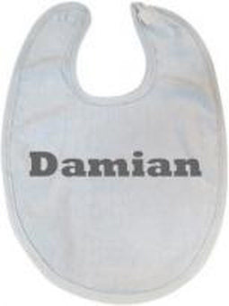 Slabber blauw met naam