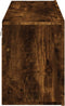 vidaXL - Tv-meubel - wandgemonteerd - 100x30x41 - cm - gerookt - eikenkleurig