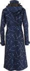AGU Trench Coat Long - Regenjas Dames - Wind- en waterproof - Blauw - L