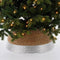 House of Seasons Kerstboomrok - H26 x Ø58 cm - Zeegras - Zilver