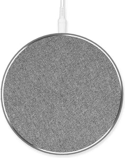 iMoshion Draadloze Oplader - Snellader 10 Watt - Wireless Fast Charger Geschikt voor alle toestellen die draadloos opladen ondersteunen - Grijs