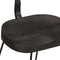 vidaXL - Barkrukken - 2 - st - 49x43x79 - cm - massief - mangohout - zwart