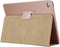 Lunso - Geschikt voor iPad 2 / 3 / 4 - Stand flip sleepcover hoes - Goud