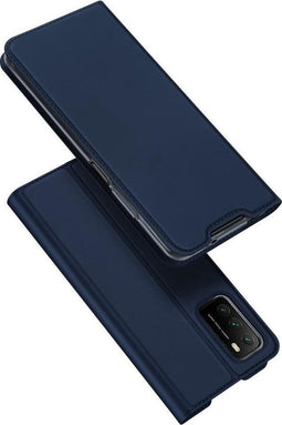 Dux Ducis - Pro Serie Slim wallet hoes - Geschikt voor Xiaomi Poco M3 - Blauw