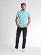 Petrol Industries - Heren Klassieke Polo Wave - Blauw - Maat S