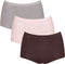 sloggi Basic+ Maxi C3P - Dames Onderbroek - 3-pack - Zachtroze Bruin Taupe (3 stuks)