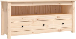 vidaXL - Tv-meubel - 114x35x52 - cm - massief - grenenhout