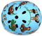 Mini Hornit Lids Fietshelm voor Kinderen met LED achterlicht - Super Sloth (S)