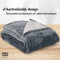 Infinity Goods Elektrische Deken - Warmtedeken - 2-Persoons - 180 x 160 cm - 10 Warmtestanden - Antraciet