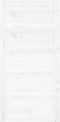 vidaXL - Schuifdeur - 100x1,8x204,5 - cm - massief - grenenhout - wit