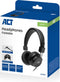 ACT AC9300 - Opvouwbare on-ear hoofdtelefoon - Draaibare oorschelp 3,5mm audio jack - Zwart
