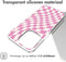 iMoshion Hoesje Geschikt voor iPhone 14 Pro Hoesje Siliconen - iMoshion Design hoesje - Roze / Retro Pink Check