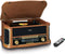 Lenco TCD-2551WD - Retro Platenspeler - Bluetooth 5.0 en USB naar MP3 - Hout